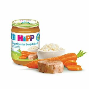 HiPP Bio sárgarépa rizzsel és borjúhússal 190 g kép