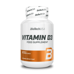 BioTechUSA Vitamin D3 120 tabletta kép