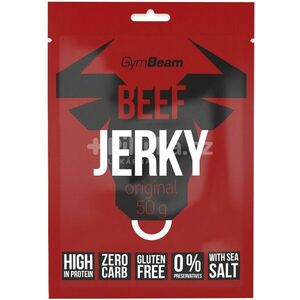 GymBeam Beef Jerky szárított marhahús 50 g kép