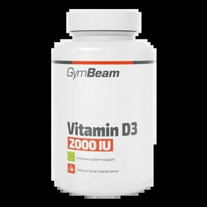 GymBeam D3-vitamin 2000 NE 120 lágy tabletta kép