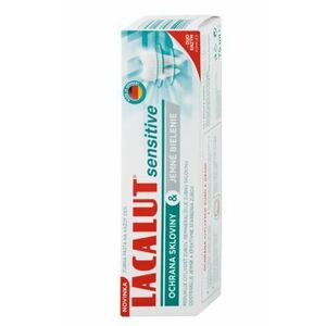 Lacalut SENSITIVE fogkrém zománcvédelemre és gyengéd fehérítéssel 75 ml kép