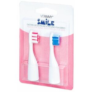 Vitammy Pótfej elektromos fogkeféhez - rózsaszín és kék 2 db kép