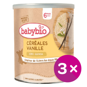 Babybio vaníliás gabonapehely quinoával (6 hónapos kortól) 3x220 g kép