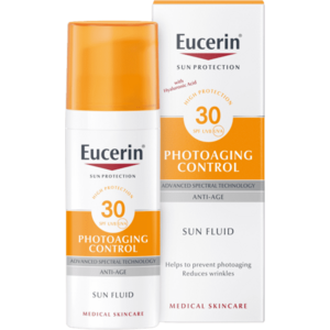 Eucerin SUN Barnító emulzió arcra SPF 30 ráncok ellen 50 ml kép