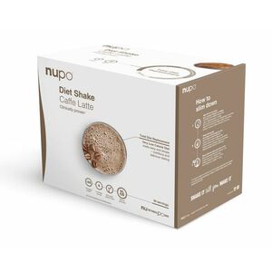 Nupo Diétás italpor - Caffe Latté (Value Pack) 960 g 30 db kép