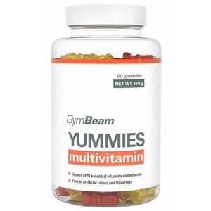 GymBeam Yummies Multivitamin gumivitamin, 60 db kép