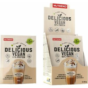 Nutrend Delicious Vegan Protein - latte macchiato 5 x 30 g kép