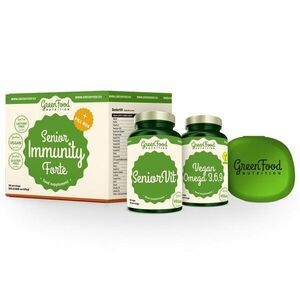 GreenFood Nutrition Senior Immunity Forte + Pillbox 2 x 60 kapszula kép