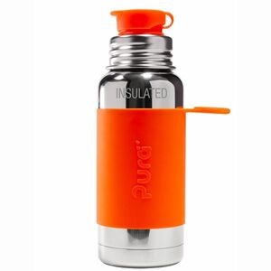 Pura Termo palack sportkupakkal - narancssárga 475 ml kép