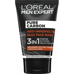 L'Oréal Paris Men Expert Pure Carbon 3 az 1-ben arctisztító gél 100 ml kép