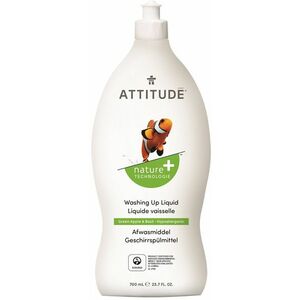 Attitude Zöldalma és bazsalikom illatú mosogatószer 700 ml kép