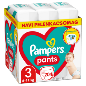 Pampers Active Baby Pants Bugyi pelenka méret 3, 6-11 kg 204 db kép