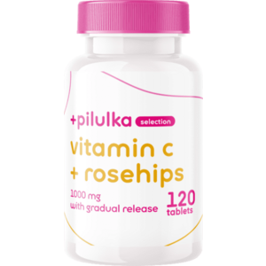 Pilulka Selection 1000 mg C-vitamin fokozatosan felszabaduló csipkebogyó-kivonattal 120 tabletta kép