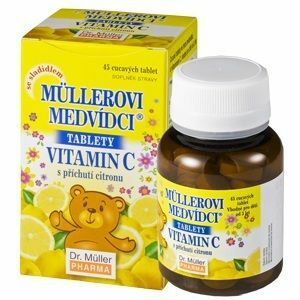 Dr. Müller Pharma Müller mackó citrom ízzel és C-vitaminnal 45 db kép