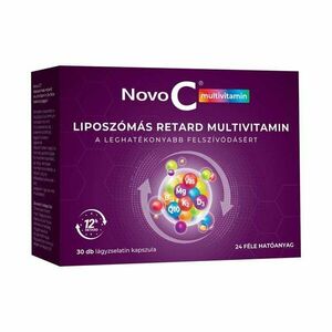 Novo C Multivitamin liposzómás retard lágykapszula 30 db kép