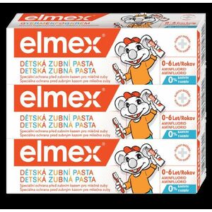 Elmex Caries Protection Kids Trio fogkrém gyermekeknek 3 x 50 ml kép