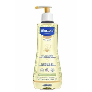 Mustela Bébé Dry Skin tisztító olaj száraz bőrre 500 ml kép
