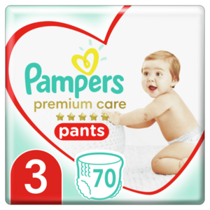 Pampers Premium Care Pants bugyipelenka 3-as méretű, 70 db kép