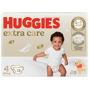 Huggies Eldobható pelenkák Extra Care 4 (8-14 kg) 33 db kép