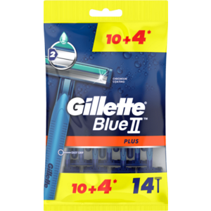 Gillette Blueii Plus Eldobható Férfi Borotva 14 db kép