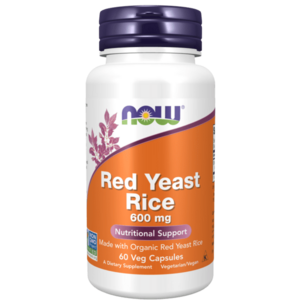 Now Foods Red Yeast Rice (Vörösélesztős rizs) 600 mg 60 kapszula kép