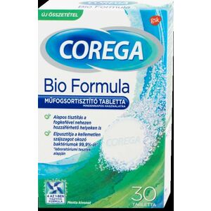 Corega Bio Tabs műfogsortisztító tabletta 136 db kép