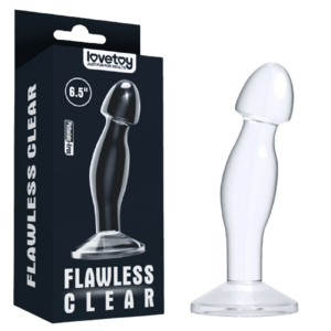 Lovetoy Flawless Clear Prostate Plug 6.5'' prosztata izgató kép