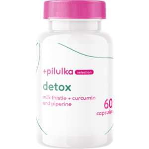 Pilulka Selection Detox - máriatövis + kurkumin és piperin 60 kapszula kép