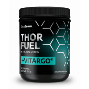 GymBeam Thor Fuel+Vitargo edzés előtti serkentő - strawberry-kiwi 600 g kép