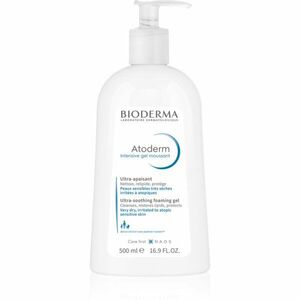 Bioderma Atoderm Intensive Gel Moussant tápláló habos gél nagyon száraz, érzékeny és atópiás bőrre 500 ml kép