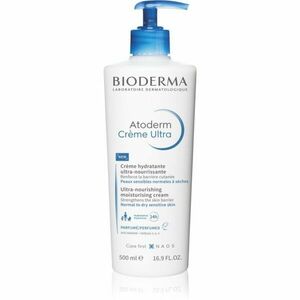 Bioderma Atoderm Créme Ultra tápláló testápoló krém normál és száraz érzékeny bőrre illatosított 500 ml kép