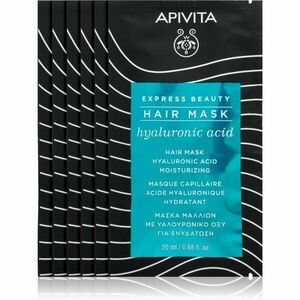 Apivita Express Beauty Hyaluronic Acid hidratáló maszk hajra 20 ml kép