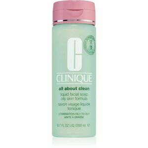 Clinique Liquid Facial Soap Oily Skin Formula folyékony szappan kombinált és zsíros bőrre 200 ml kép