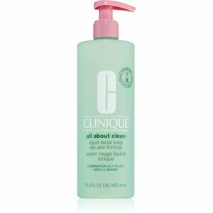 Clinique Liquid Facial Soap Oily Skin Formula folyékony szappan kombinált és zsíros bőrre 400 ml kép