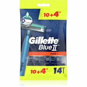 Gillette Blue II Plus eldobható borotvák uraknak 14 db kép