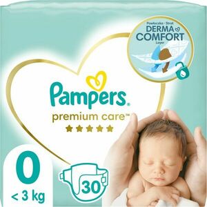 Pampers Premium Care Newborn Size 0 eldobható pelenkák < 2, 5 kg 30 db kép