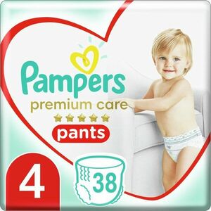 Pampers Premium Care Pants Maxi Size 4 eldobható nadrágpelenkák 9-15 kg 38 db kép