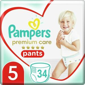 Pampers Premium Care Pants Junior Size 5 eldobható nadrágpelenkák 12-17 kg 34 db kép