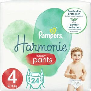 Pampers Harmonie Pants Size 4 nadrágpelenkák 9-15 Kg 24 db kép