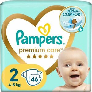 Pampers Premium Care Size 2 eldobható pelenkák 4-8kg 46 db kép
