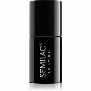 Semilac UV Hybrid Black & White géles körömlakk árnyalat 091 Glitter Milk 7 ml kép