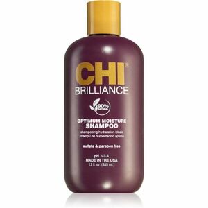 CHI Brilliance Optimum Moisture Shampoo hidratáló sampon a fénylő és selymes hajért 355 ml kép