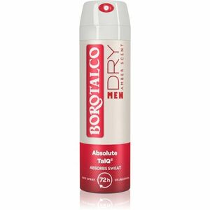Borotalco MEN Dry spray dezodor 72 óra illatok Amber 150 ml kép