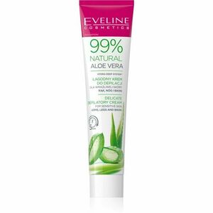 Eveline Cosmetics 99% Natural Aloe Vera nyugtató depiláló krém bikini vonal és hónalj 125 ml kép