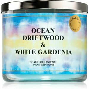 Bath & Body Works Ocean Driftwood & White Gardenia illatgyertya 411 g kép