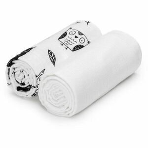 T-TOMI TETRA Cloth Towels EXCLUSIVE COLLECTION törölköző Owls 90x100 cm 2 db kép