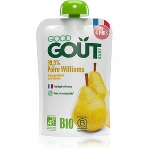 Good Gout BIO Williams Pear gyümölcsös bébiétel körte Williams 120 g kép