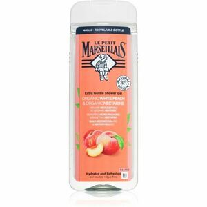 Le Petit Marseillais White Peach & Nectarine Bio gyengéd tusfürdő gél 400 ml kép