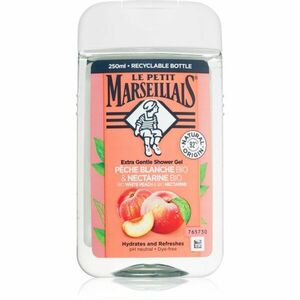 Le Petit Marseillais White Peach & Nectarine Bio gyengéd tusfürdő gél 250 ml kép