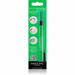 Nails Inc. Mani Marker díszítő körömlakk applikációs ceruza árnyalat Green 3 ml kép